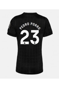 Tottenham Hotspur Pedro Porro #23 Jalkapallovaatteet Naisten Vieraspaita 2025-26 Lyhythihainen